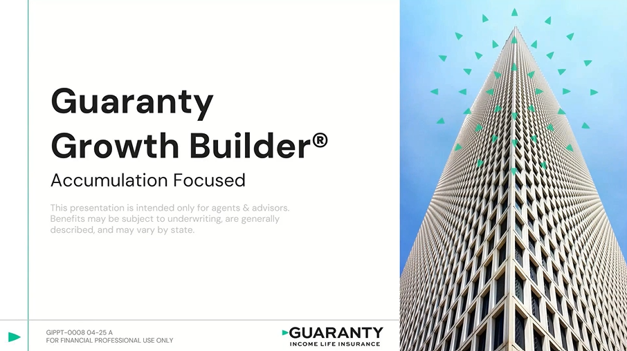 Guaranty Growth Builder webinar presentation